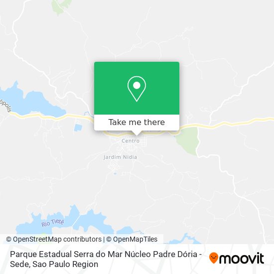 Parque Estadual Serra do Mar Núcleo Padre Dória - Sede map