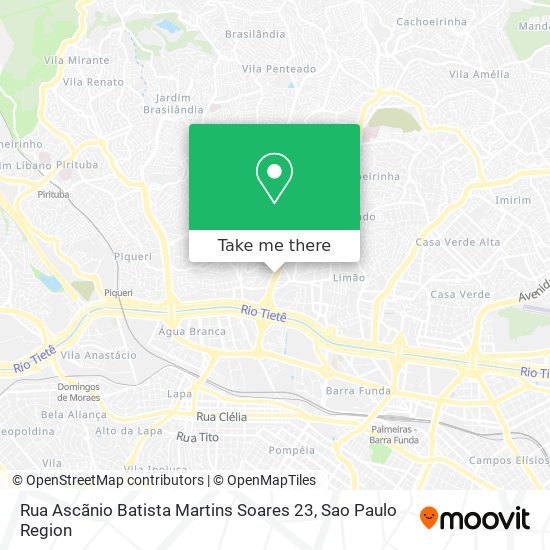 Rua Ascãnio Batista Martins Soares 23 map
