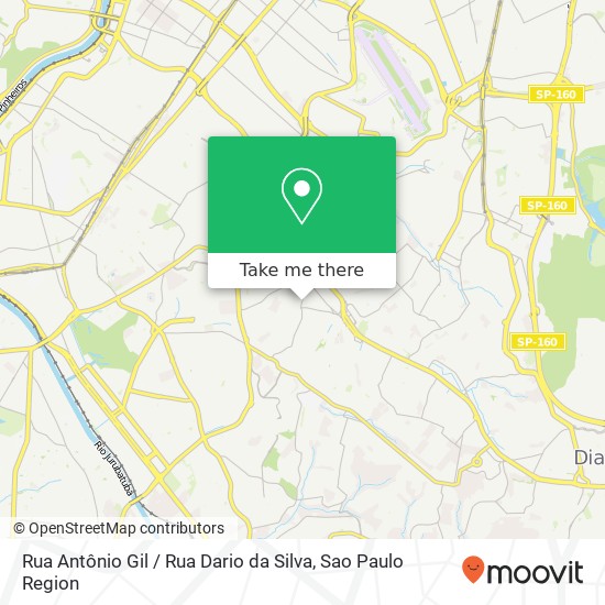 Rua Antônio Gil / Rua Dario da Silva map