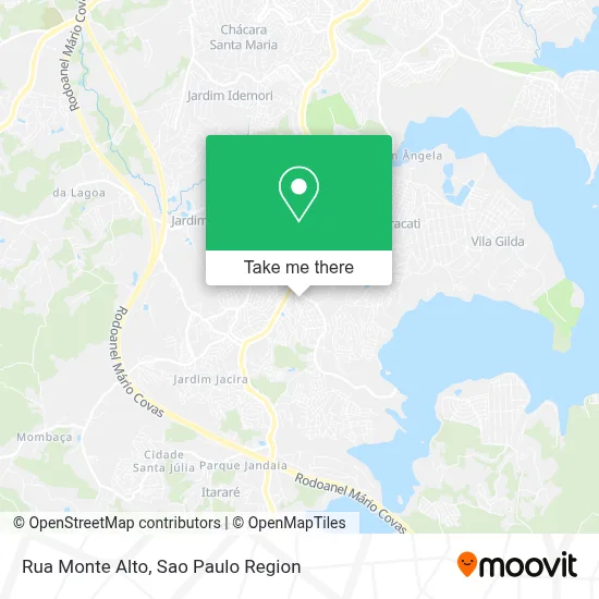 Rua Monte Alto map