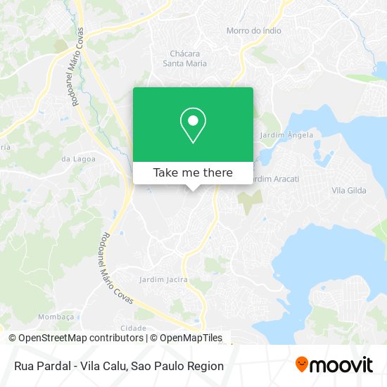 Rua Pardal - Vila Calu map