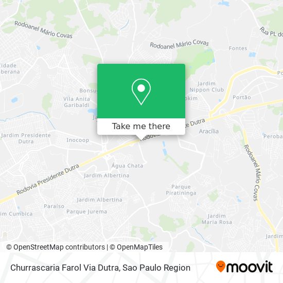 Churrascaria Farol Via Dutra map
