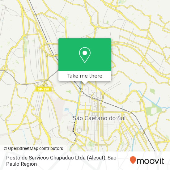 Posto de Servicos Chapadao Ltda (Alesat) map