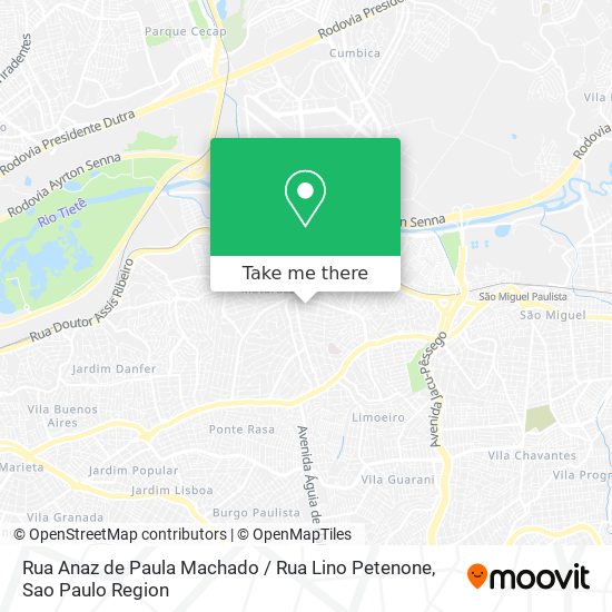 Rua Anaz de Paula Machado / Rua Lino Petenone map