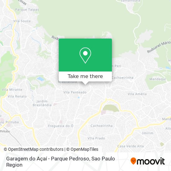 Garagem do Açaí - Parque Pedroso map