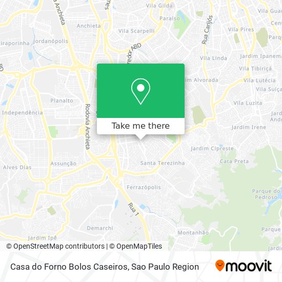 Casa do Forno Bolos Caseiros map
