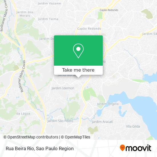 Rua Beira Rio map