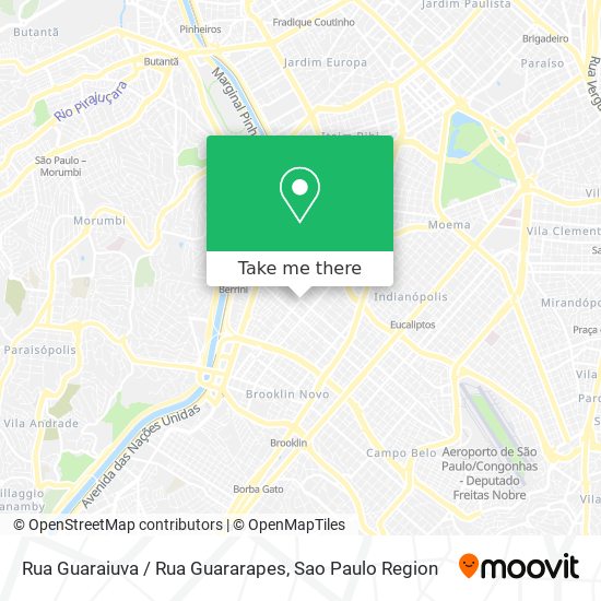 Rua Guaraiuva / Rua Guararapes map