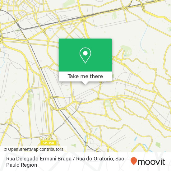 Rua Delegado Ermani Braga / Rua do Oratório map