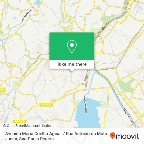 Avenida Maria Coelho Aguiar / Rua Antônio da Mata Júnior map