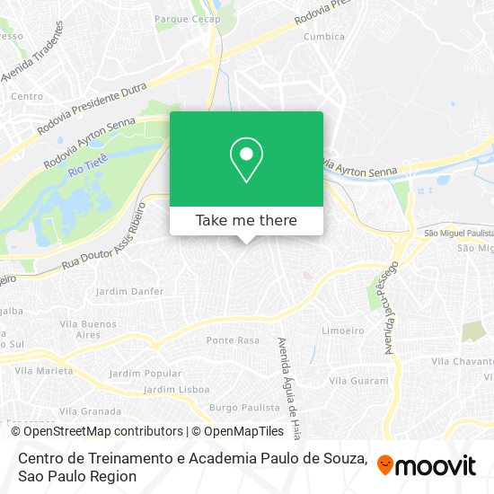 Centro de Treinamento e Academia Paulo de Souza map