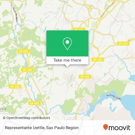 Representante Izettle map