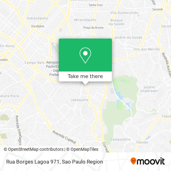 Rua Borges Lagoa 971 map