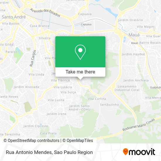 Rua Antonio Mendes map