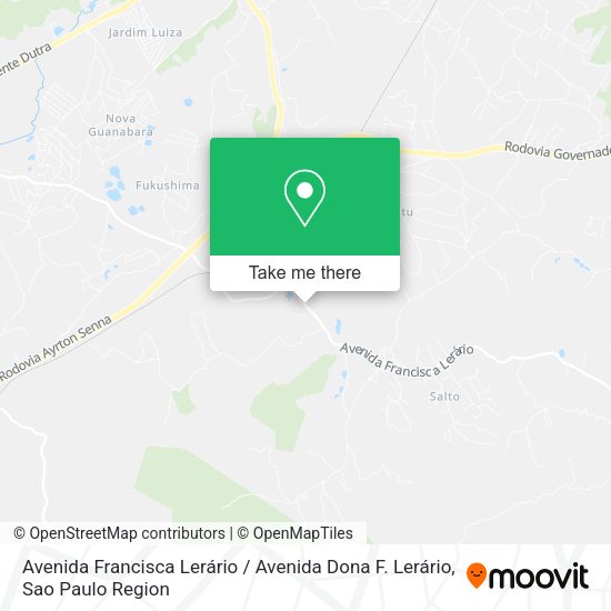 Avenida Francisca Lerário / Avenida Dona F. Lerário map