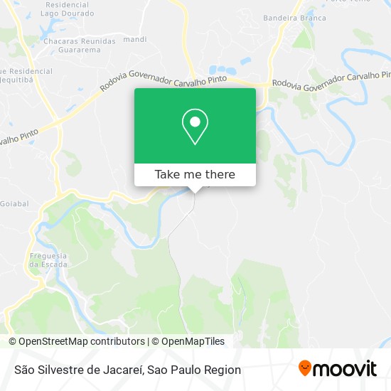 São Silvestre de Jacareí map