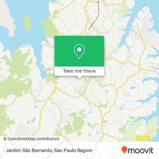 Jardim São Bernardo map