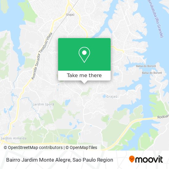 Mapa Bairro Jardim Monte Alegre