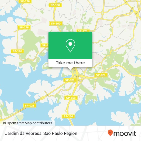 Mapa Jardim da Represa