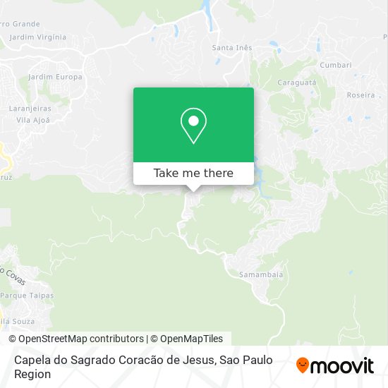 Capela do Sagrado Coracão de Jesus map