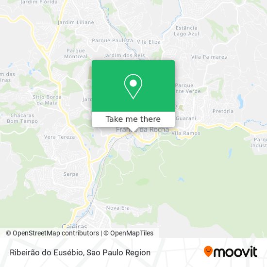 Ribeirão do Eusébio map