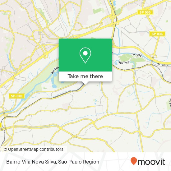 Bairro Vila Nova Silva map