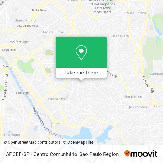 Mapa APCEF/SP - Centro Comunitário