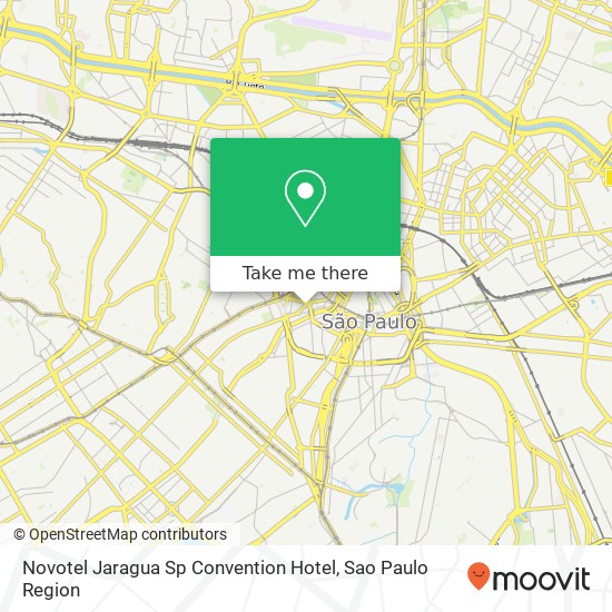 Mapa Novotel Jaragua Sp Convention Hotel