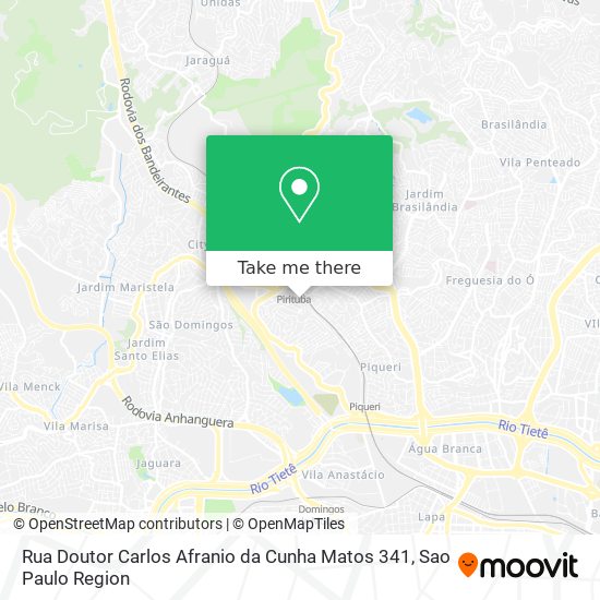 Rua Doutor Carlos Afranio da Cunha Matos 341 map