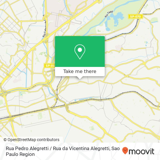 Rua Pedro Alegretti / Rua da Vicentina Alegretti map