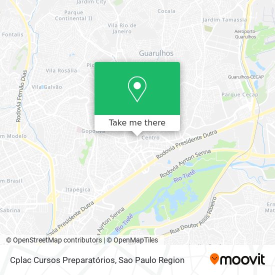 Cplac Cursos Preparatórios map