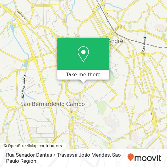 Mapa Rua Senador Dantas / Travessa João Mendes