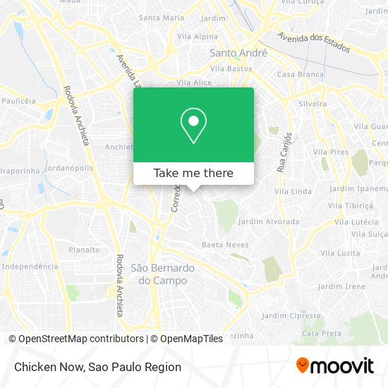 Chicken Now map