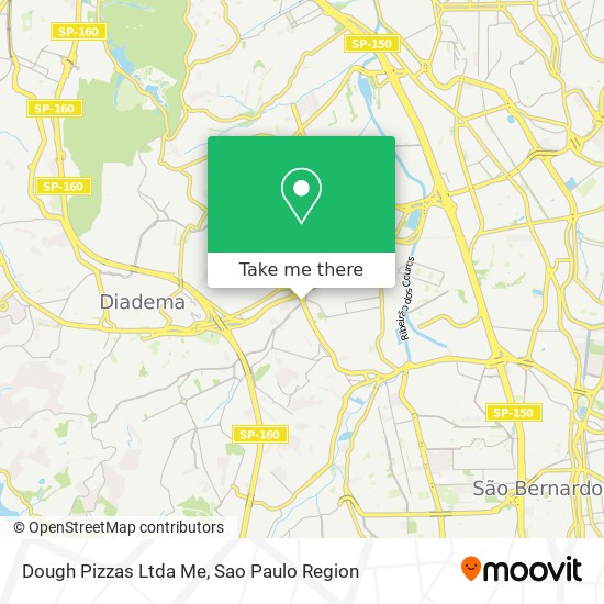 Dough Pizzas Ltda Me map