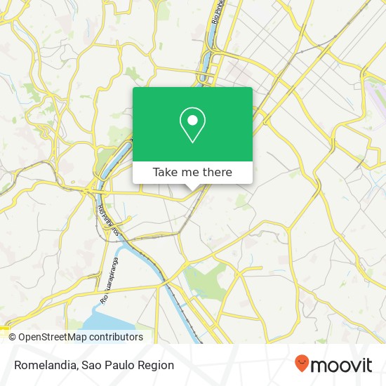 Mapa Romelandia, Avenida João Dias Santo Amaro São Paulo-SP 04724-000
