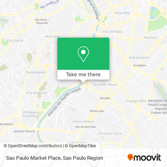 Mapa Sao Paulo Market Place