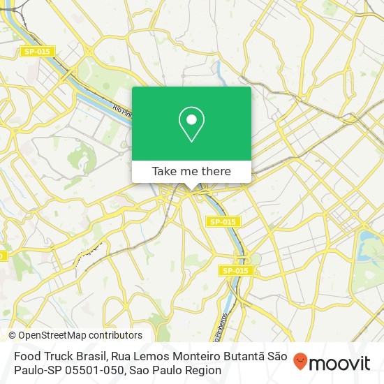 Food Truck Brasil, Rua Lemos Monteiro Butantã São Paulo-SP 05501-050 map