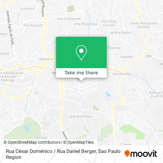 Rua César Domênico / Rua Daniel Berger map
