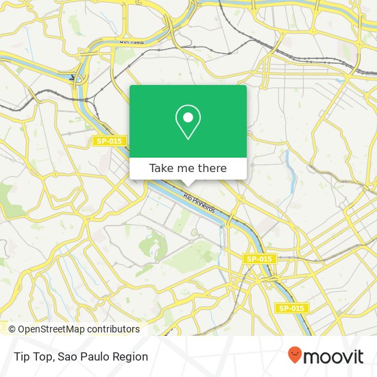 Tip Top, Avenida das Nações Unidas Alto de Pinheiros São Paulo-SP 05477-000 map