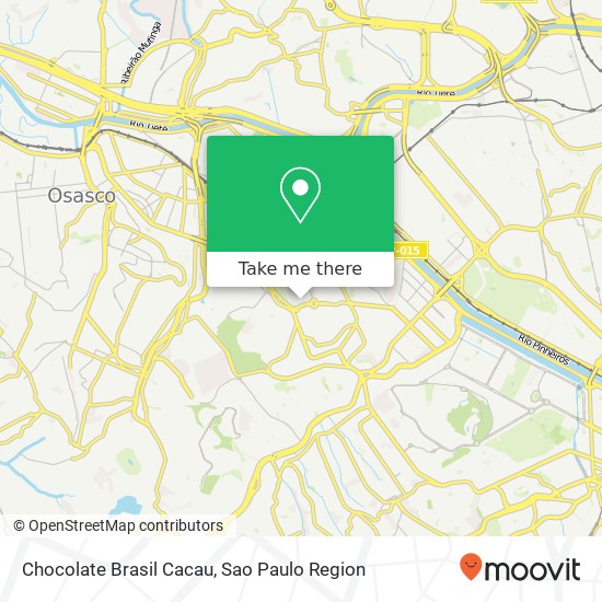 Mapa Chocolate Brasil Cacau, Avenida Leão Machado Jaguaré São Paulo-SP 05328-020