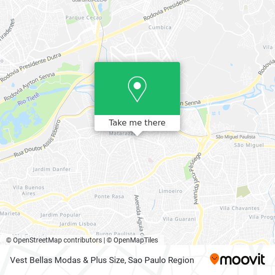 Vest Bellas Modas & Plus Size map