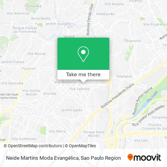 Neide Martins Moda Evangélica map