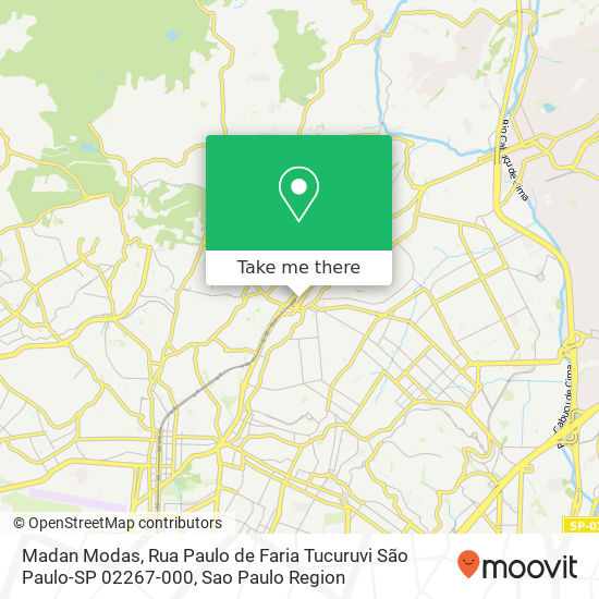 Madan Modas, Rua Paulo de Faria Tucuruvi São Paulo-SP 02267-000 map