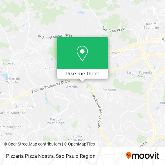 Pizzaria Pizza Nostra map