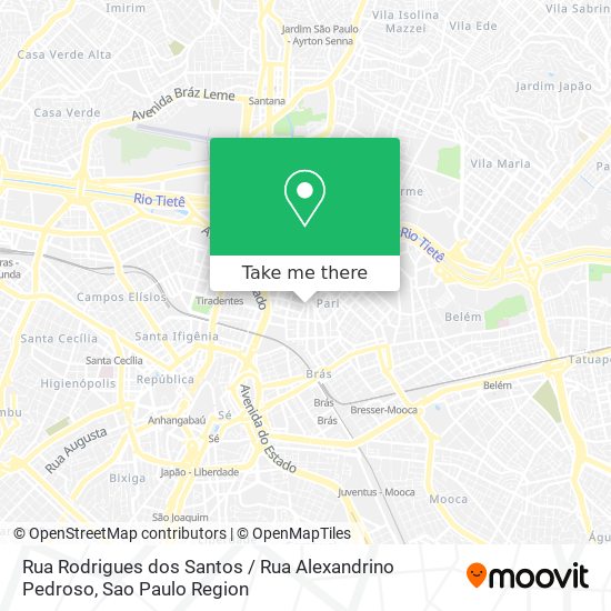 Rua Rodrigues dos Santos / Rua Alexandrino Pedroso map
