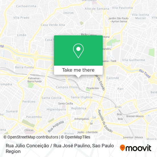 Rua Júlio Conceição / Rua José Paulino map