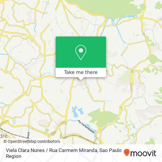 Mapa Viela Clara Nunes / Rua Carmem Miranda