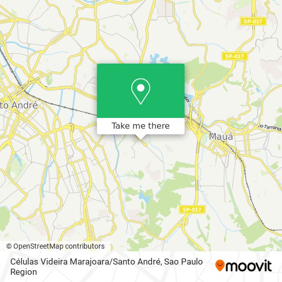 Células Videira Marajoara / Santo André map