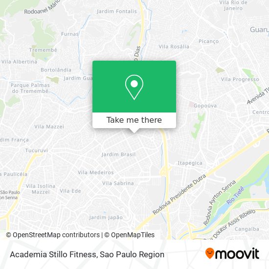 Academia Stillo Fitness map