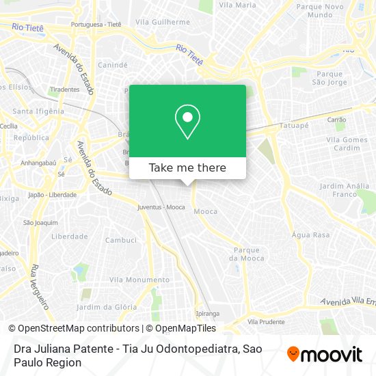 Dra Juliana Patente - Tia Ju Odontopediatra map